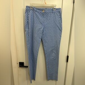 MICHAEL Michael Kors Blue Patterned Trousers